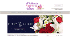Desktop Screenshot of afashionableflowerboutique.com
